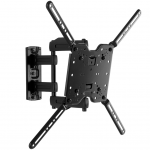 The single stud full-motion mount is easier to install but offers less flexibility